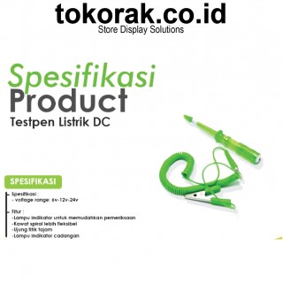 TEST PEN LISTRIK DC NANKAI OBENG TEST PEN ALAT CEK ALUR LISTRIK